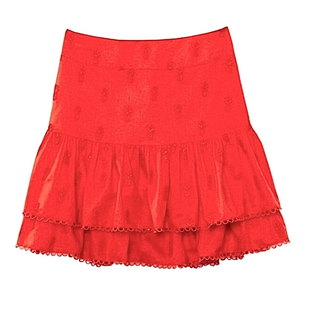 Farm Rio Red 3D Pineapple Mini Skirt - Picture 6 of 8